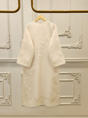 3 Piece - Pure Organza Embroidered Suit S112467