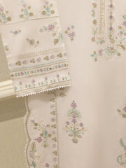 2 Piece - Embroidered Cambric Suit S112484