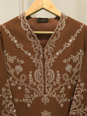 2 Piece - Embroidered Kora Cotton Suit S112470