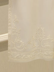 3 Piece - Pure Organza Embroidered Suit S112487