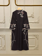 3 Piece- Pure Embroidered Sheesha Silk Suit S112499