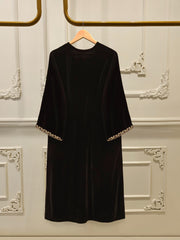 3 Piece - Embroidered Velvet Suit S112702