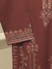 2 Piece - Embroidered Khaddar Suit S112693