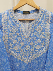 2 Piece - Digital Printed Embroidered Cambric Suit S112728