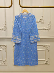 2 Piece - Digital Printed Embroidered Cambric Suit S112728