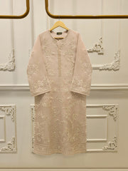 2 Piece - Pure Organza Embroidered Suit S112752