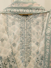 3 Piece - Digital Printed Embroidered Cambric Suit S112754
