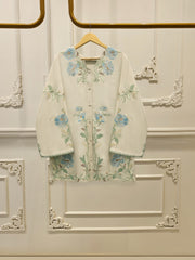 2 Piece - Embroidered Linen Suit WS00200