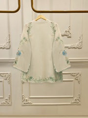 2 Piece - Embroidered Linen Suit WS00200