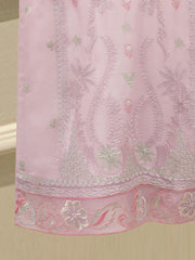 2 Piece - Pure Embroidered Cotton Net Suit S112780