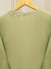 3 Piece - Pure Chiffon Embroidered Suit S112784