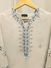 2 Piece - Embroidered Khaddar Suit S112796