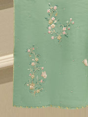 Pure Embroidered Silk Net Shirt S112791