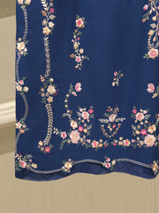 3 Piece- Pure Khaddi Silk Embroidered Suit S112788