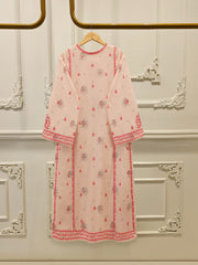 2 Piece - Digital Printed Embroidered Cambric Suit S112735