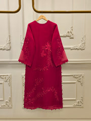 2 Piece - Pure Organza Embroidered Suit S112839