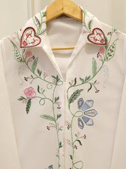 2 Piece - Embroidered Cambric Suit WS00204