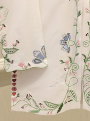 2 Piece - Embroidered Cambric Suit WS00204