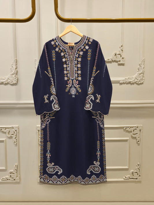 2 Piece - Embroidered Georgette Suit WS00212