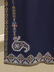 2 Piece - Embroidered Georgette Suit WS00212