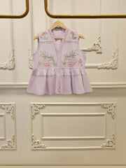 Embroidered Cambric Shirt WS00197