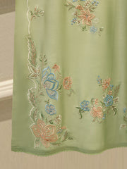 Pure Embroidered Sheesha Silk Shirt S112924