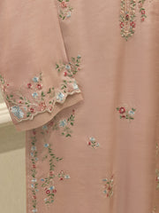 2 Piece- Pure Korean Silk Embroidered Suit S112926