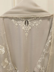 3 Piece - Pure Embroidered Cotton Net Suit S112929
