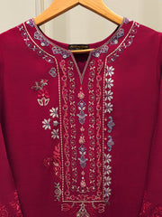 2 Piece - Embroidered Kora Cotton Suit S112947