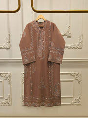 2 Piece - Embroidered Khaddar Suit S112960