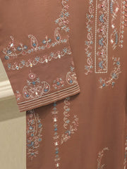 2 Piece - Embroidered Khaddar Suit S112960