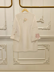 2 Piece - Embroidered Linen Suit WS00219