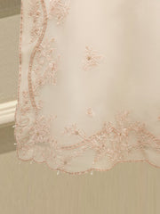 3 Piece - Pure Organza Embroidered Suit S112985