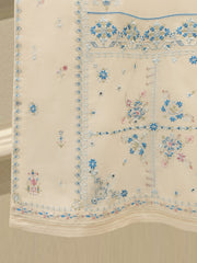 3 Piece - Embroidered Kora Cotton Suit S113019