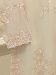 3 Piece - Pure Embroidered Cotton Net Suit S113079
