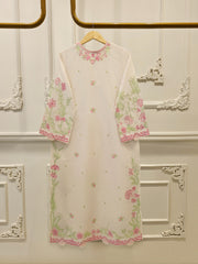 3 Piece - Embroidered Cambric Suit S113083