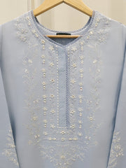 2 Piece - Embroidered Cambric Suit S113055
