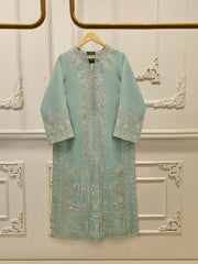 2 Piece- Pure Embroidered Sheesha Silk Suit S113115