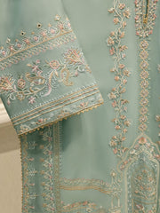 2 Piece- Pure Embroidered Sheesha Silk Suit S113115