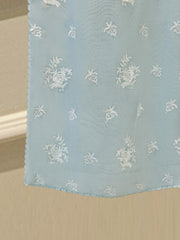 3 Piece - Pure Embroidered Cotton Net Suit S113114