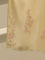 3 Piece - Pure Khaddi Silk Embroidered Suit S113334