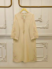 3 Piece - Pure Khaddi Silk Embroidered Suit S113334