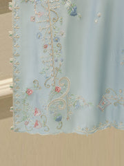 Pure Embroidered Sheesha Silk Shirt S113421