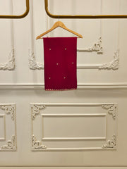 3 Piece - Pure Embroidered Cotton Net Suit S113393