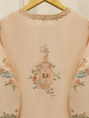 2 Piece- Pure Sheesha Silk Embroidered Suit S113478