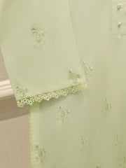 3 Piece - Embroidered Cambric Suit S113490