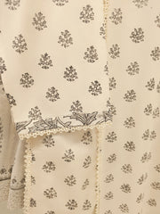 3 Piece - Hand Block Printed Kora Cotton Suit S113596