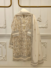 3 Piece - Hand Block Printed Kora Cotton Suit S113587