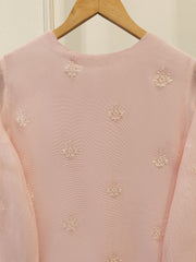 3 Piece - Pure Embroidered Cotton Net Suit S114014