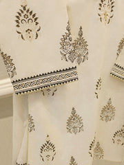 3 Piece - Hand Block Printed Kora Cotton Suit S114102